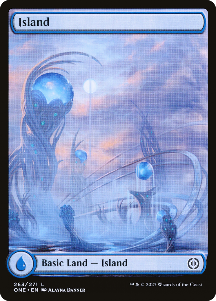 Island (263) (Full-Art) [Phyrexia: All Will Be One] | Gamer Loot