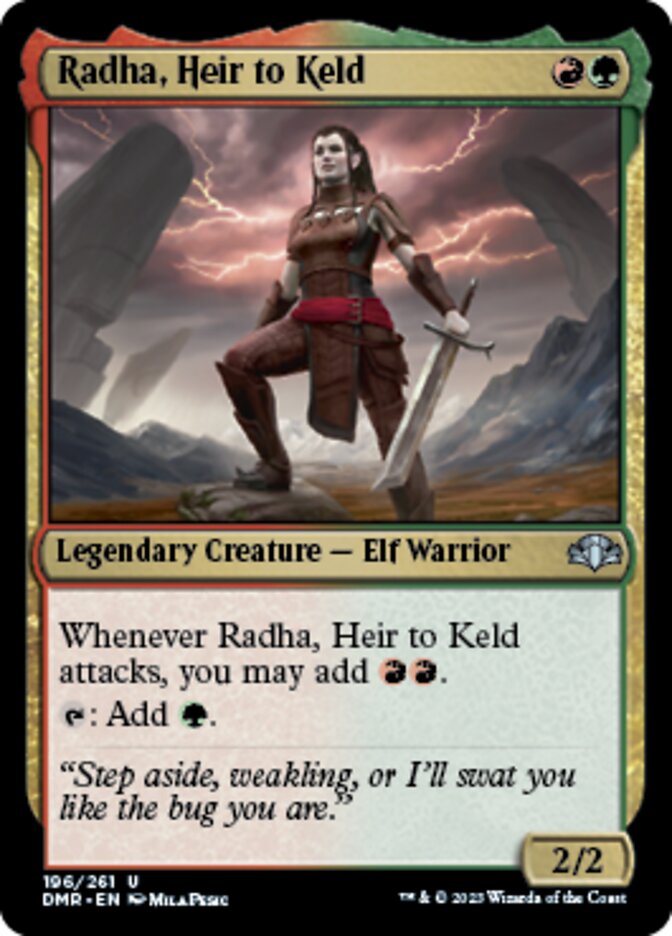 Radha, Heir to Keld [Dominaria Remastered] | Gamer Loot