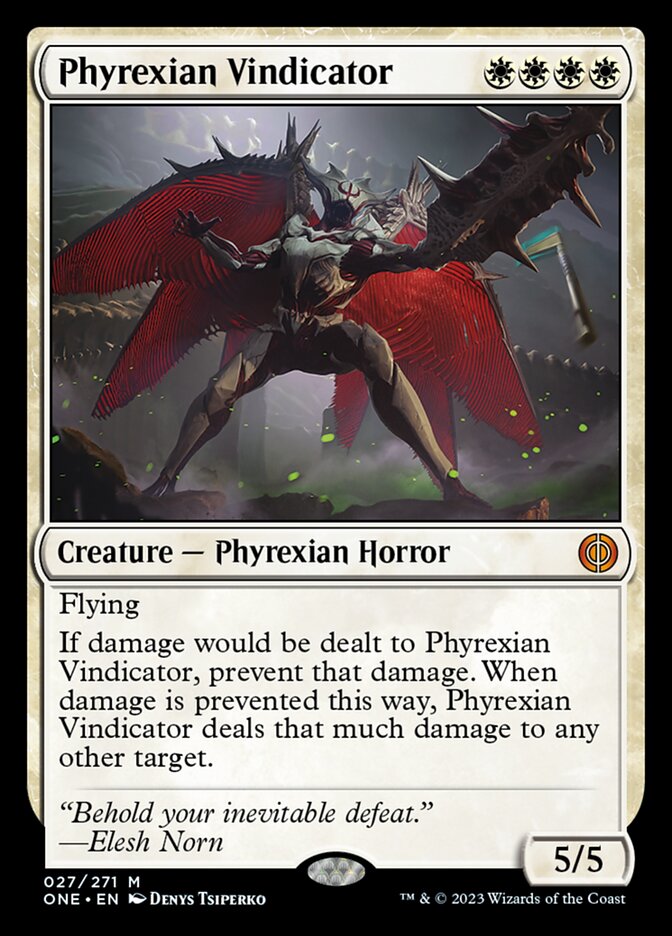 Phyrexian Vindicator [Phyrexia: All Will Be One] | Gamer Loot