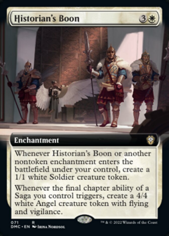 Historian's Boon (Extended Art) [Dominaria United Commander] | Gamer Loot