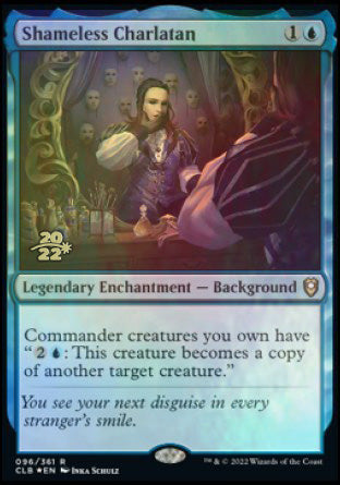 Shameless Charlatan [Commander Legends: Battle for Baldur's Gate Prerelease Promos] | Gamer Loot