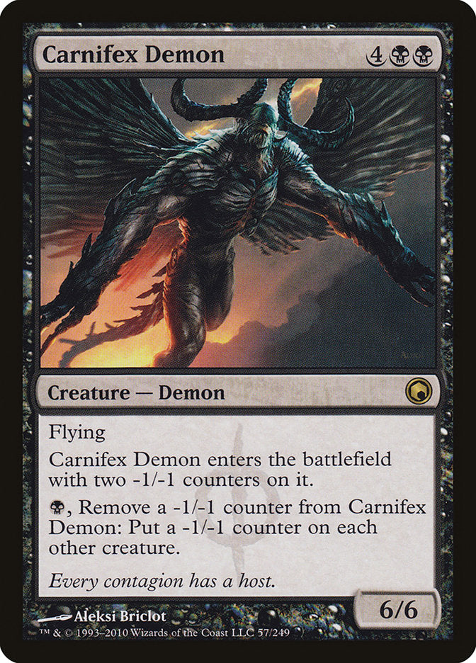 Carnifex Demon [Scars of Mirrodin] | Gamer Loot