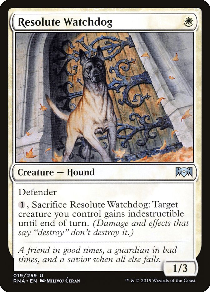 Resolute Watchdog [Ravnica Allegiance] | Gamer Loot