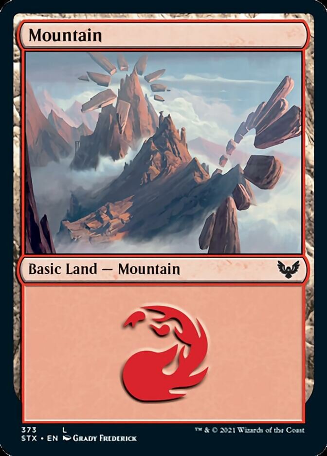 Mountain (373) [Strixhaven: School of Mages] | Gamer Loot