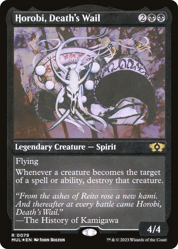 Horobi, Death's Wail (Foil Etched) [Multiverse Legends] | Gamer Loot