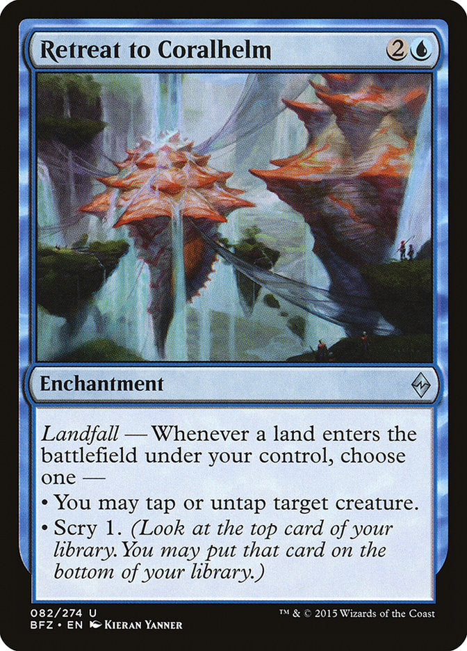 Retreat to Coralhelm [Battle for Zendikar] | Gamer Loot
