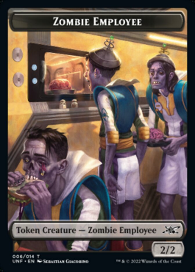 Zombie Employee Token [Unfinity Tokens] | Gamer Loot