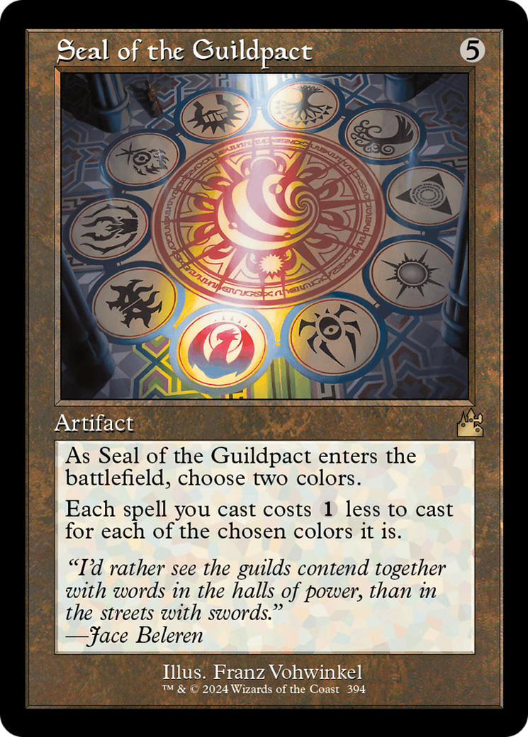 Seal of the Guildpact (Retro Frame) [Ravnica Remastered] | Gamer Loot