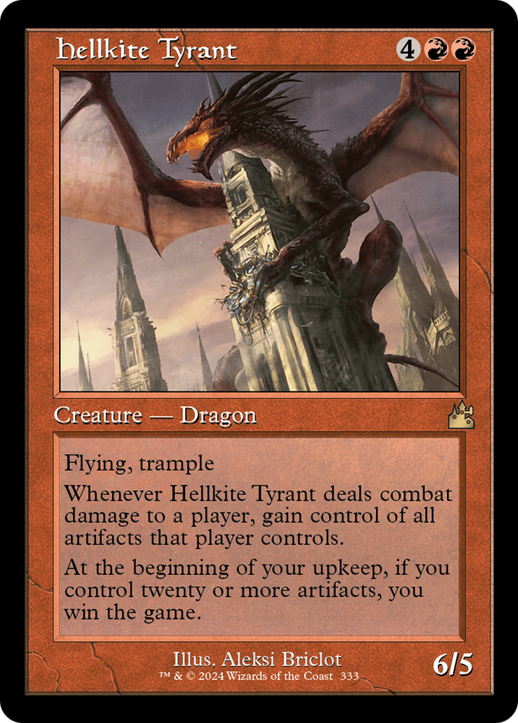Hellkite Tyrant (Retro Frame) [Ravnica Remastered] | Gamer Loot