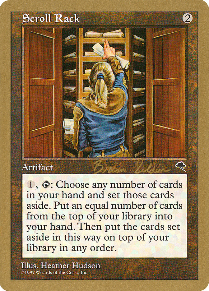 Scroll Rack (Brian Selden) [World Championship Decks 1998] | Gamer Loot