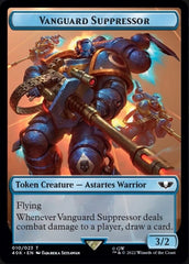 Soldier (004) // Vanguard Suppressor Double-sided Token (Surge Foil) [Universes Beyond: Warhammer 40,000 Tokens] | Gamer Loot