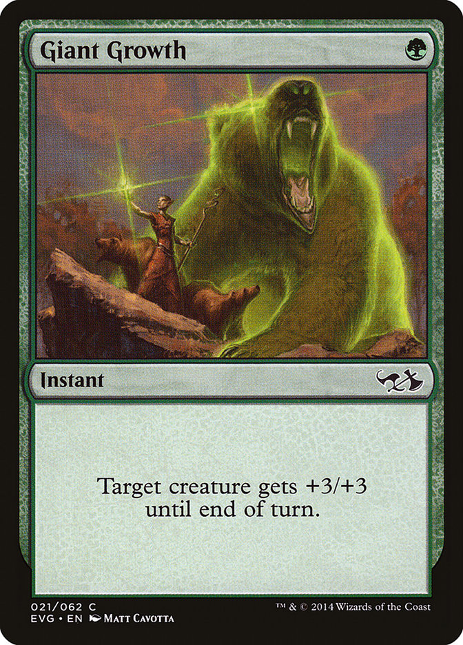 Giant Growth (Elves vs. Goblins) [Duel Decks Anthology] | Gamer Loot