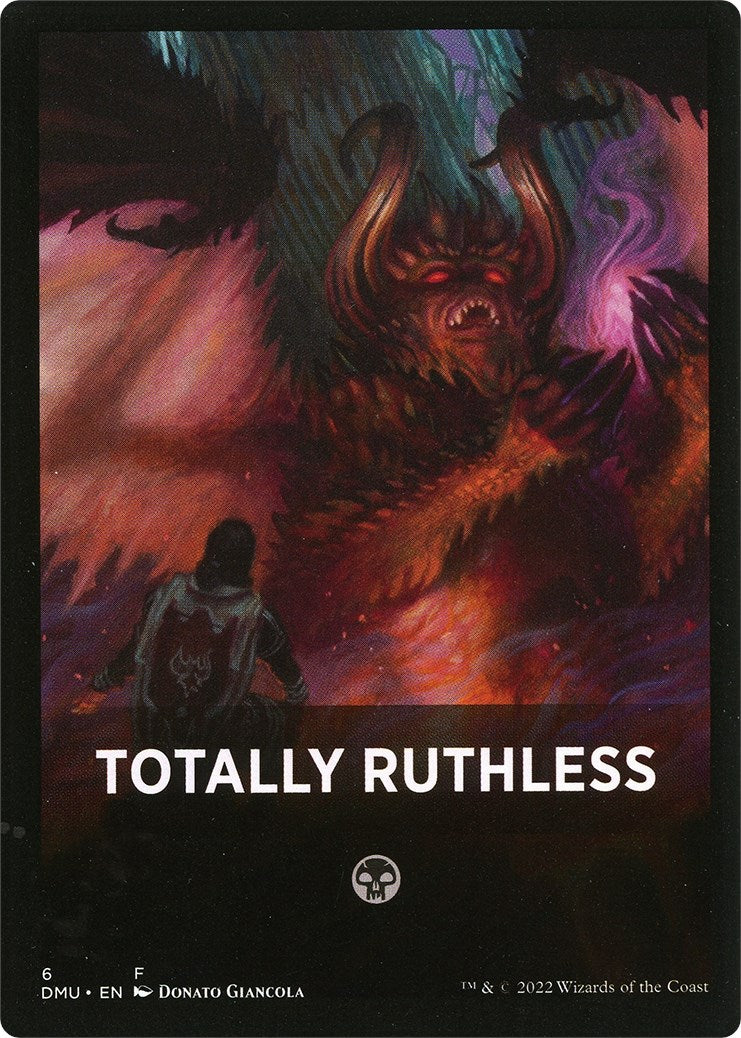 Totally Ruthless Theme Card [Dominaria United Tokens] | Gamer Loot