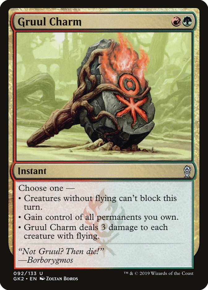 Gruul Charm [Ravnica Allegiance Guild Kit] | Gamer Loot