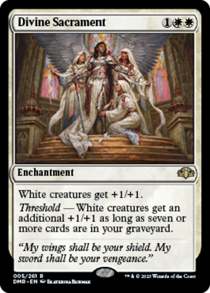 Divine Sacrament [Dominaria Remastered] | Gamer Loot