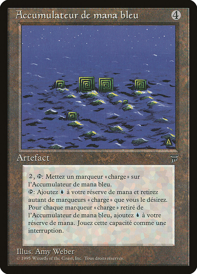 Blue Mana Battery (French) - "Accumulateur de mana bleu" [Renaissance] | Gamer Loot