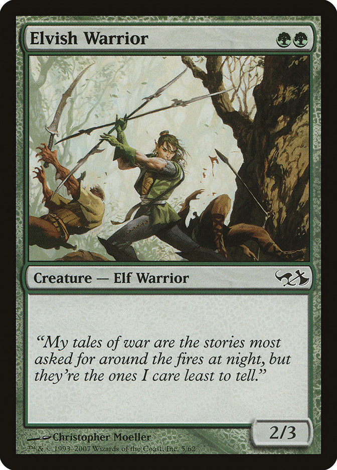 Elvish Warrior [Duel Decks: Elves vs. Goblins] | Gamer Loot