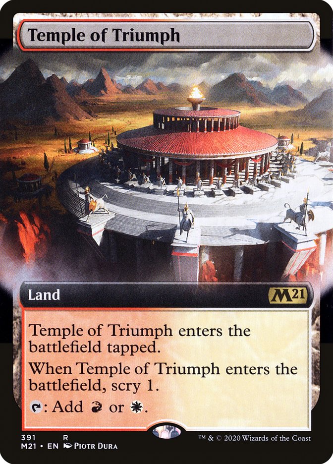 Temple of Triumph (Extended) [Core Set 2021] | Gamer Loot