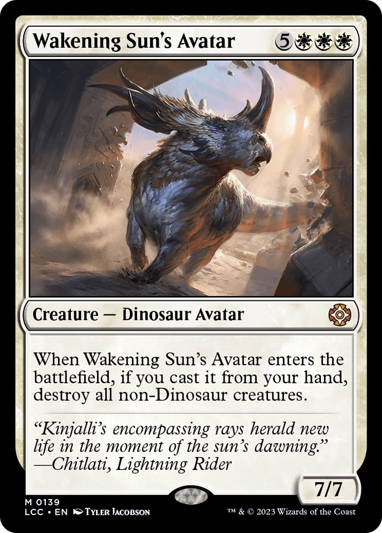 Wakening Sun's Avatar [The Lost Caverns of Ixalan Commander] | Gamer Loot