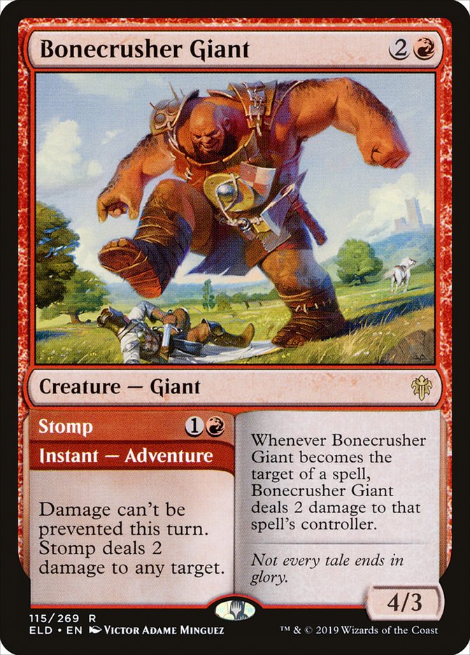 Bonecrusher Giant // Stomp [Throne of Eldraine] | Gamer Loot