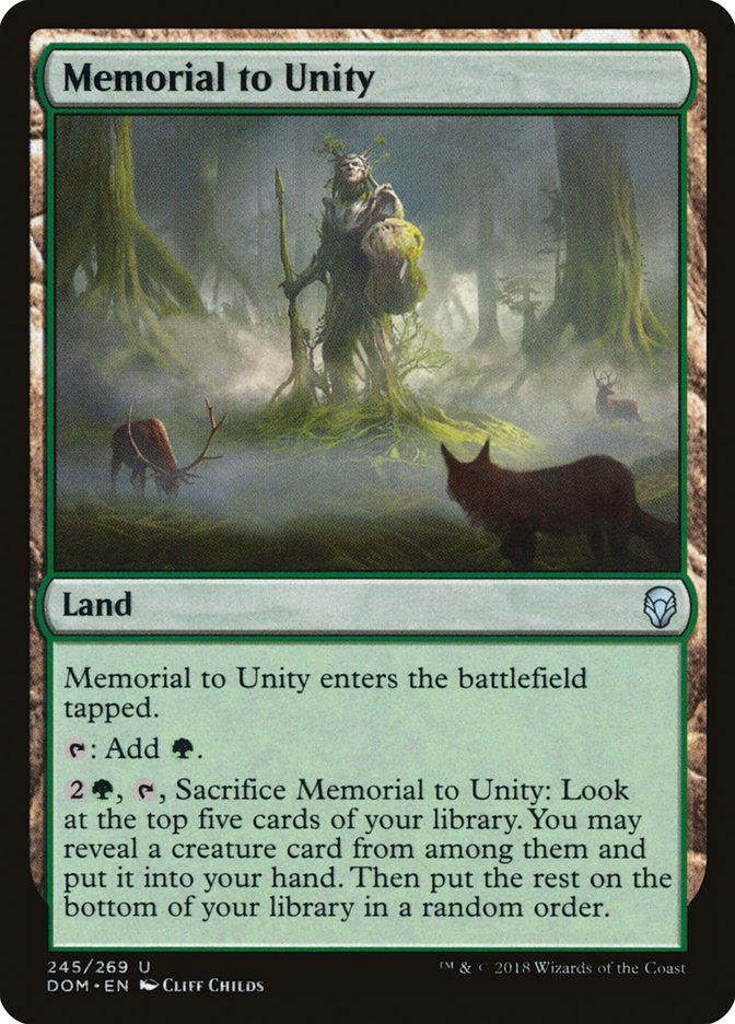 Memorial to Unity [Dominaria] | Gamer Loot