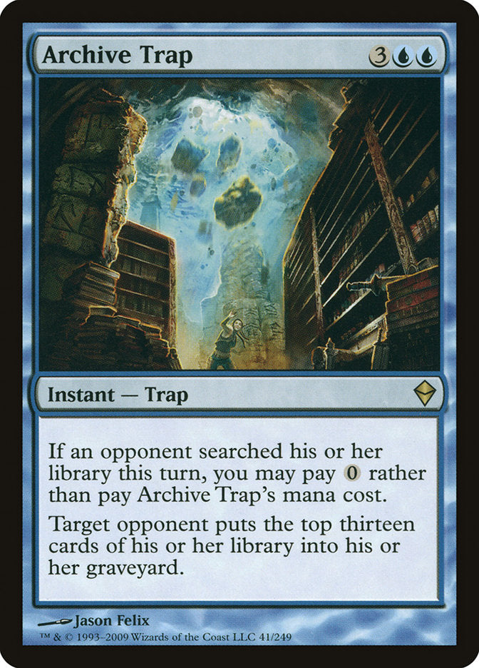 Archive Trap [Zendikar] | Gamer Loot