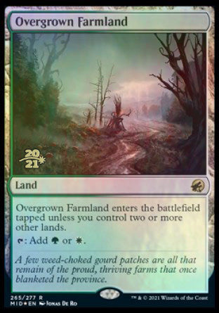 Overgrown Farmland [Innistrad: Midnight Hunt Prerelease Promos] | Gamer Loot