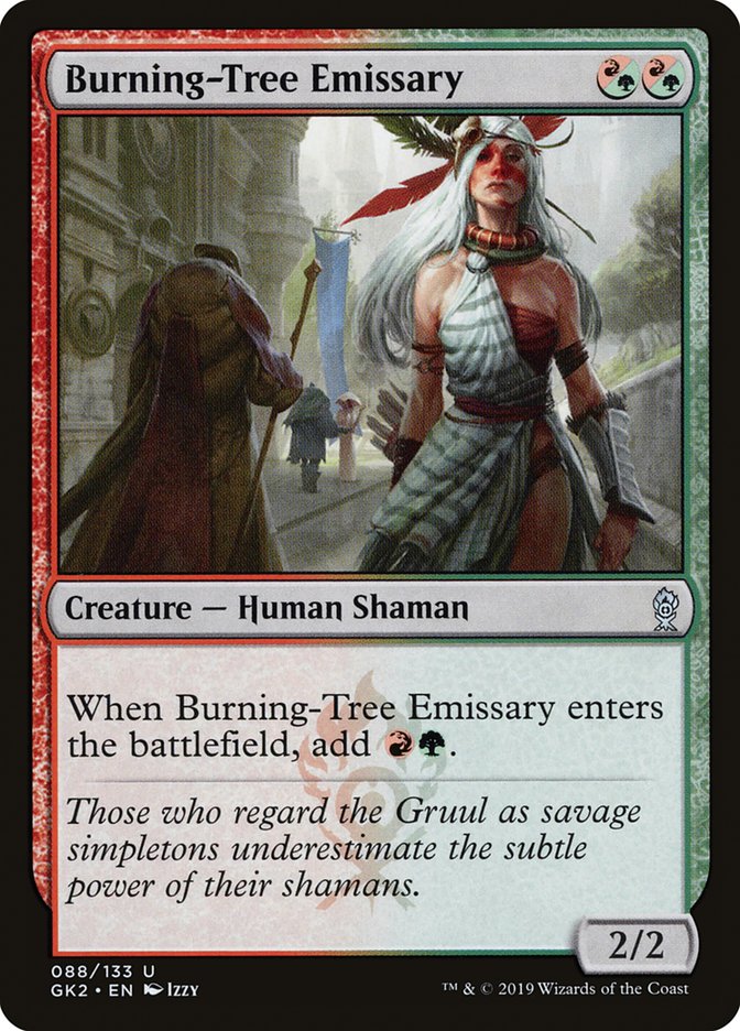 Burning-Tree Emissary [Ravnica Allegiance Guild Kit] | Gamer Loot