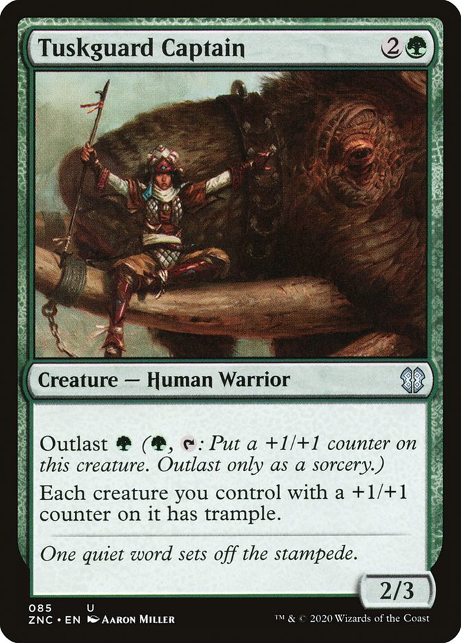 Tuskguard Captain [Zendikar Rising Commander] | Gamer Loot