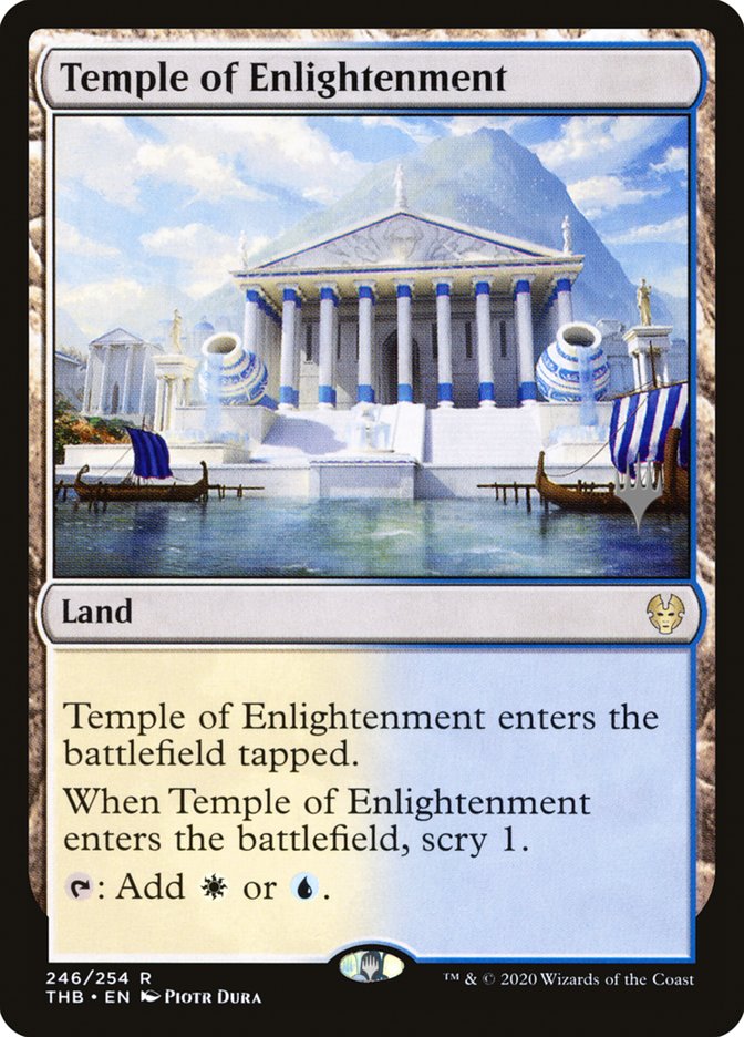 Temple of Enlightenment (Promo Pack) [Theros Beyond Death Promos] | Gamer Loot