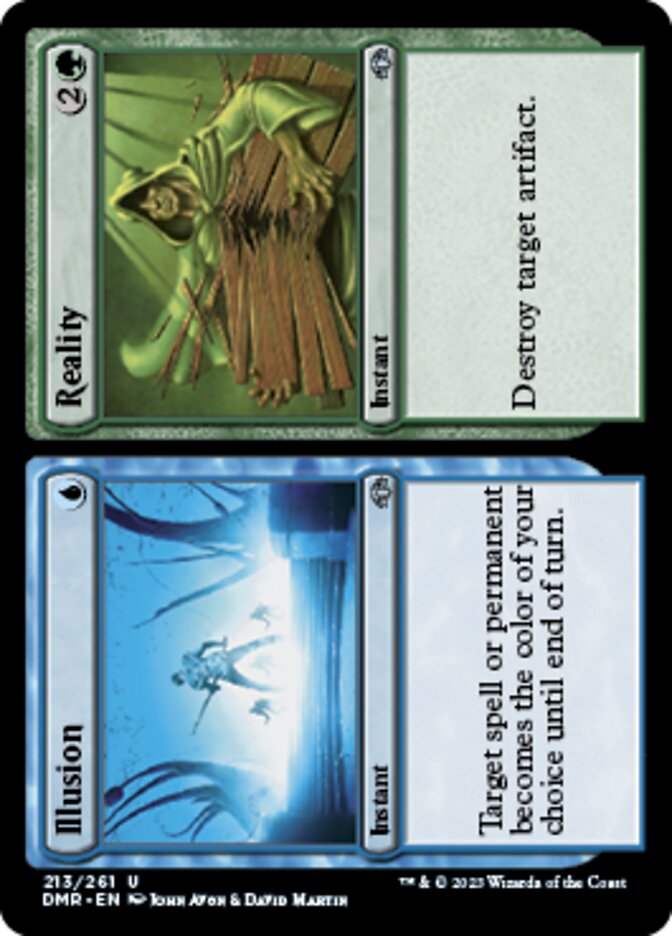 Illusion // Reality [Dominaria Remastered] | Gamer Loot