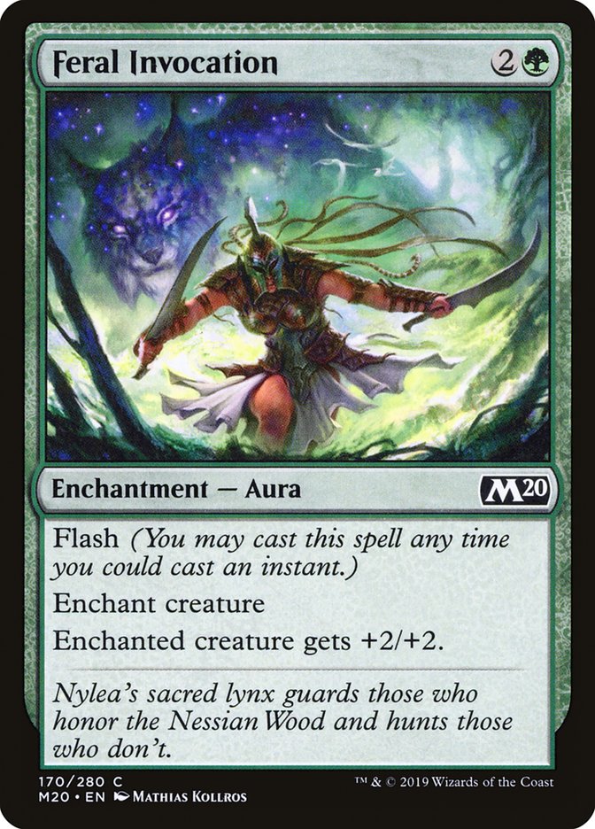 Feral Invocation [Core Set 2020] | Gamer Loot