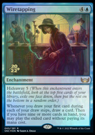 Wiretapping [Streets of New Capenna Prerelease Promos] | Gamer Loot