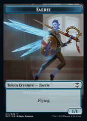Faerie // Rogue Double-sided Token [Streets of New Capenna Commander Tokens] | Gamer Loot