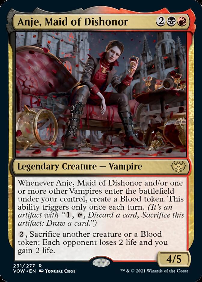 Anje, Maid of Dishonor [Innistrad: Crimson Vow] | Gamer Loot