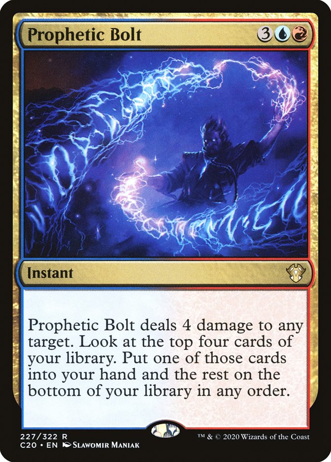 Prophetic Bolt [Commander 2020] | Gamer Loot