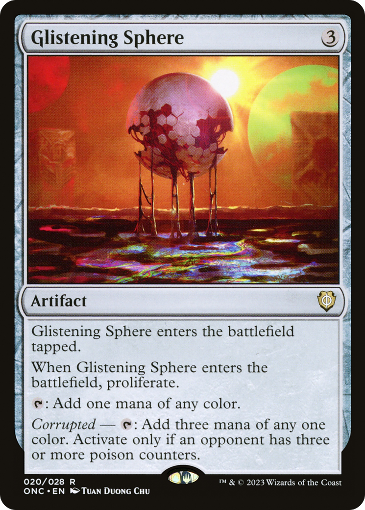 Glistening Sphere [Phyrexia: All Will Be One Commander] | Gamer Loot