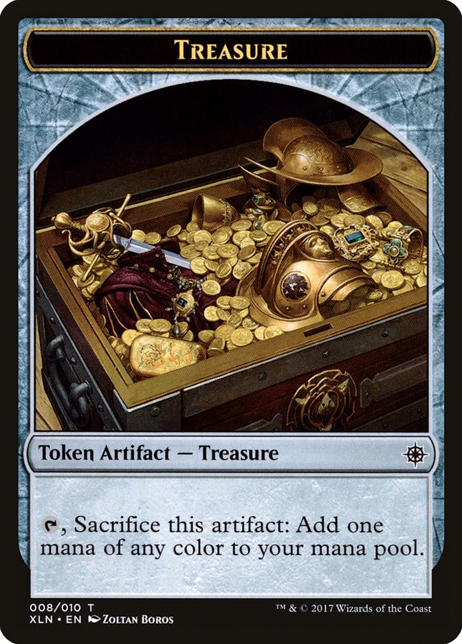 Treasure (008/010) [Ixalan Tokens] | Gamer Loot