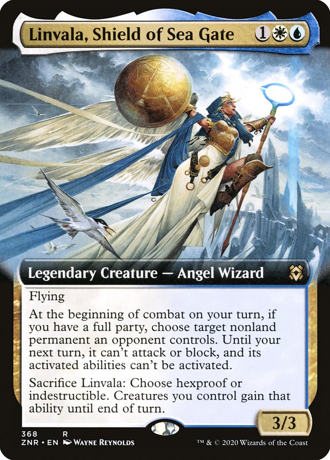 Linvala, Shield of Sea Gate (Extended) [Zendikar Rising] | Gamer Loot