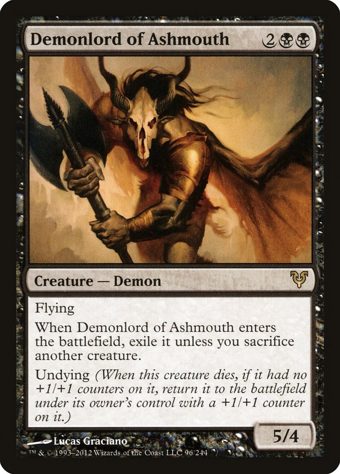 Demonlord of Ashmouth [Avacyn Restored] | Gamer Loot