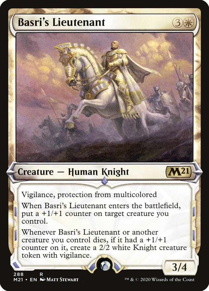 Basri's Lieutenant (Showcase) [Core Set 2021] | Gamer Loot