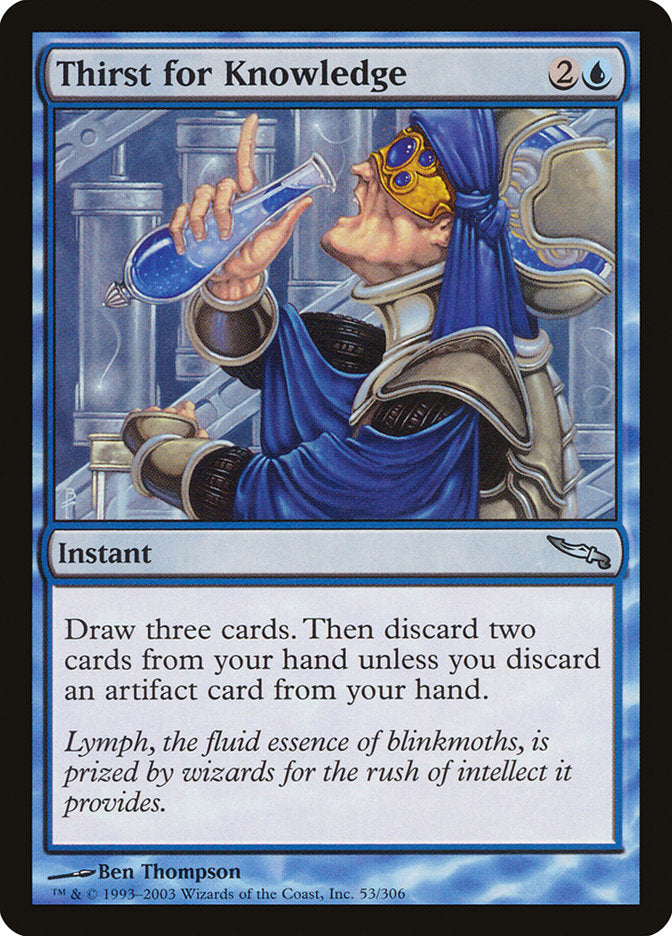 Thirst for Knowledge [Mirrodin] | Gamer Loot