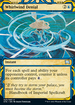 Whirlwind Denial (Etched Foil) [Strixhaven Mystical Archive] | Gamer Loot