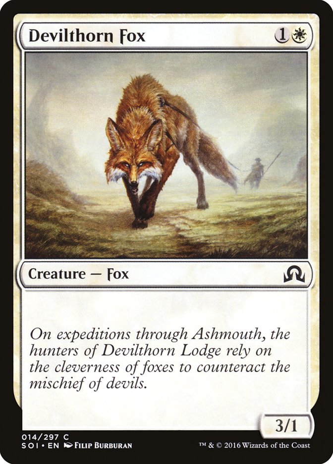 Devilthorn Fox [Shadows over Innistrad] | Gamer Loot