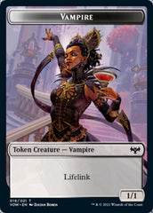 Zombie (008) // Vampire (016) Double-sided Token [Innistrad: Crimson Vow Tokens] | Gamer Loot
