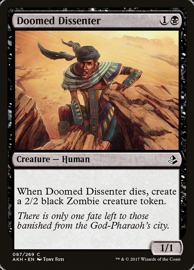 Doomed Dissenter [Amonkhet] | Gamer Loot