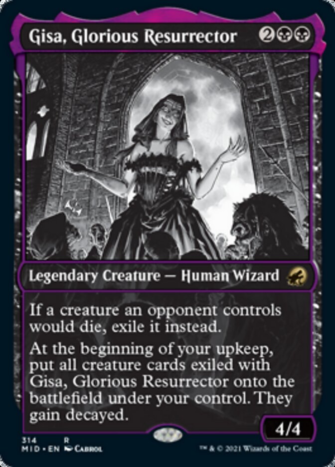 Gisa, Glorious Resurrector (Showcase Eternal Night) [Innistrad: Midnight Hunt] | Gamer Loot