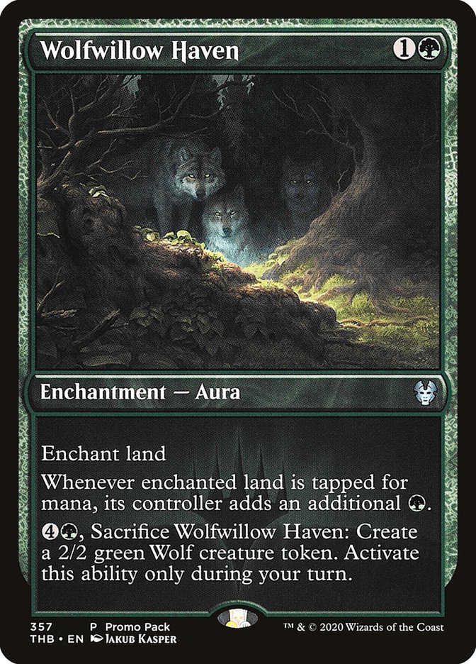 Wolfwillow Haven (Promo Pack) [Theros Beyond Death Promos] | Gamer Loot