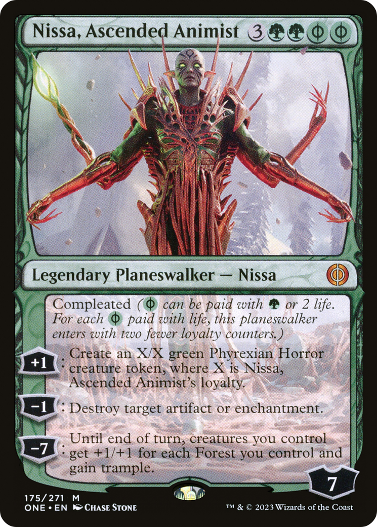 Nissa, Ascended Animist [Phyrexia: All Will Be One] | Gamer Loot