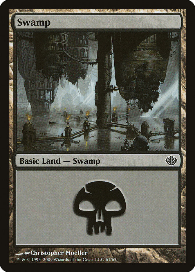 Swamp (61) [Duel Decks: Garruk vs. Liliana] | Gamer Loot